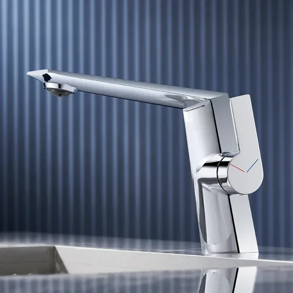 Single Holder Single Hole Zinc Alloy Basin Faucet for Bathroom Luxury Washbasin Tap Hot Cold Sink Faucet With Hose - Image 3